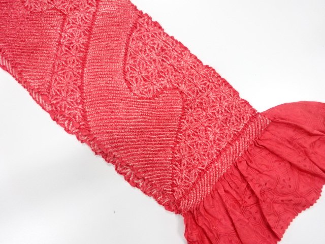 JAPANESE KIMONO / OBIAGE / SILK / SHIBORI
